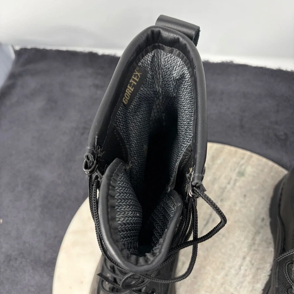 Bates Gore-Tex Black Leather Waterproof Combat Military Tactical Boots 7.5
